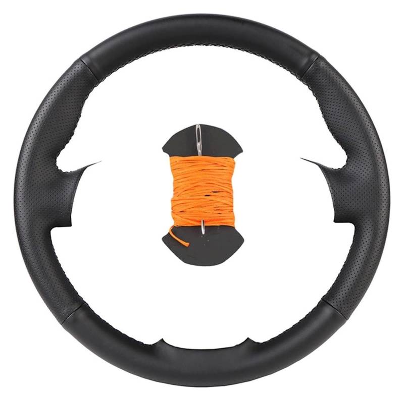 Auto Lenkradabdeckung Für Kia Für Sorento 2003-2009 Lederlenkradabdeckung, DIY-Lenkradabdeckung Für Individuelle Autolenkradabdeckung(Orange) von BENELKZAFA