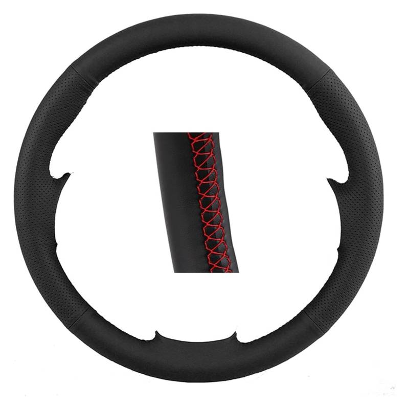 Auto Lenkradabdeckung Für SLK-Klasse W170 W171 SLK C230 200 200K 280 350 Für Kompressor Sport Künstliche Leder Auto Lenkrad Abdeckung(Red line) von BENELKZAFA