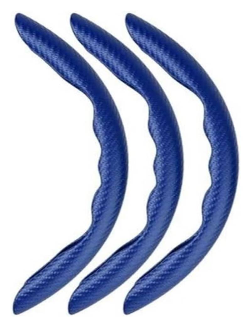 Auto Lenkradabdeckung Kann Das Lenkrad Vor Beschädigungen Und Verschleiß Durch Langfristige Nutzung Direkte Sonneneinstrahlung Und Temperaturschwankungen Schützen(Blue 3PCS) von BENELKZAFA