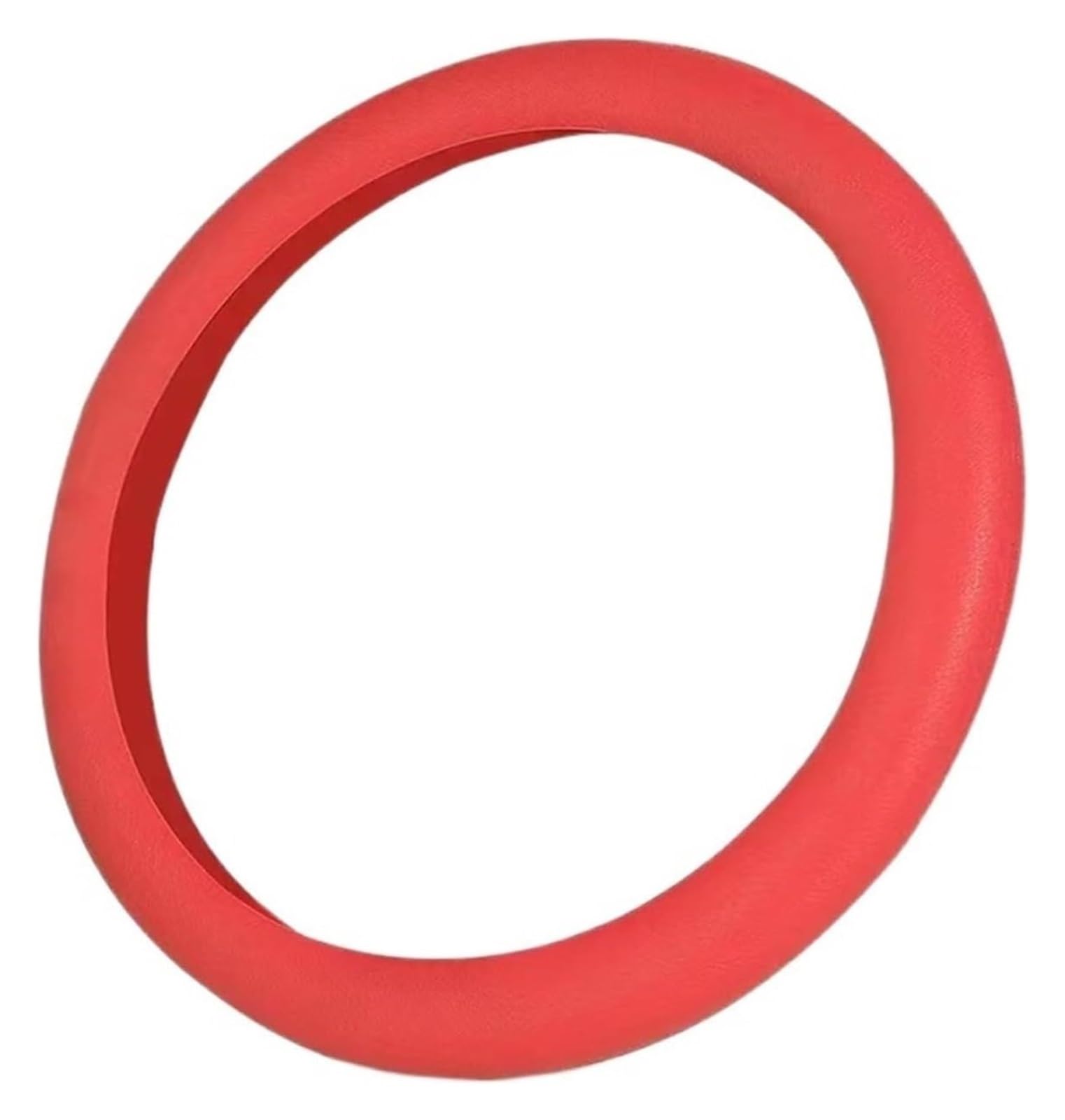 Auto Lenkradabdeckung Universal Auto Silikon 36-40cm Lenkrad Handschuh Abdeckung Textur Weiche Multi Farbe Lenkrad Interne Zubehör(rot) von BENELKZAFA