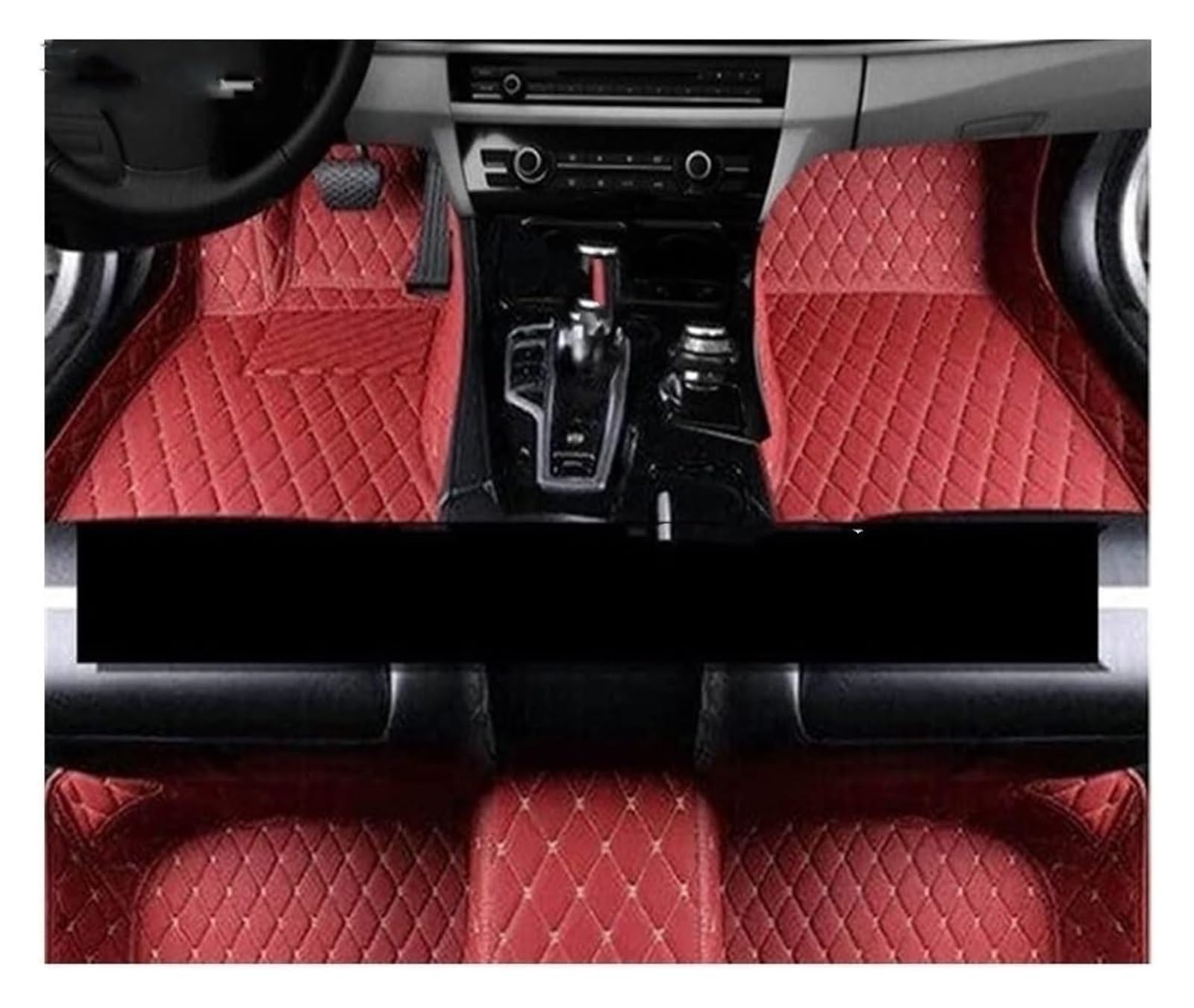 Fußmatten Auto Für 2er-Serie Für Active Tourer F45 2014-2020 5-Sitzer Komplettset Automattenbezüge Automatte Auto-Fußmatten(LHD 1 Set 6) von BENELKZAFA