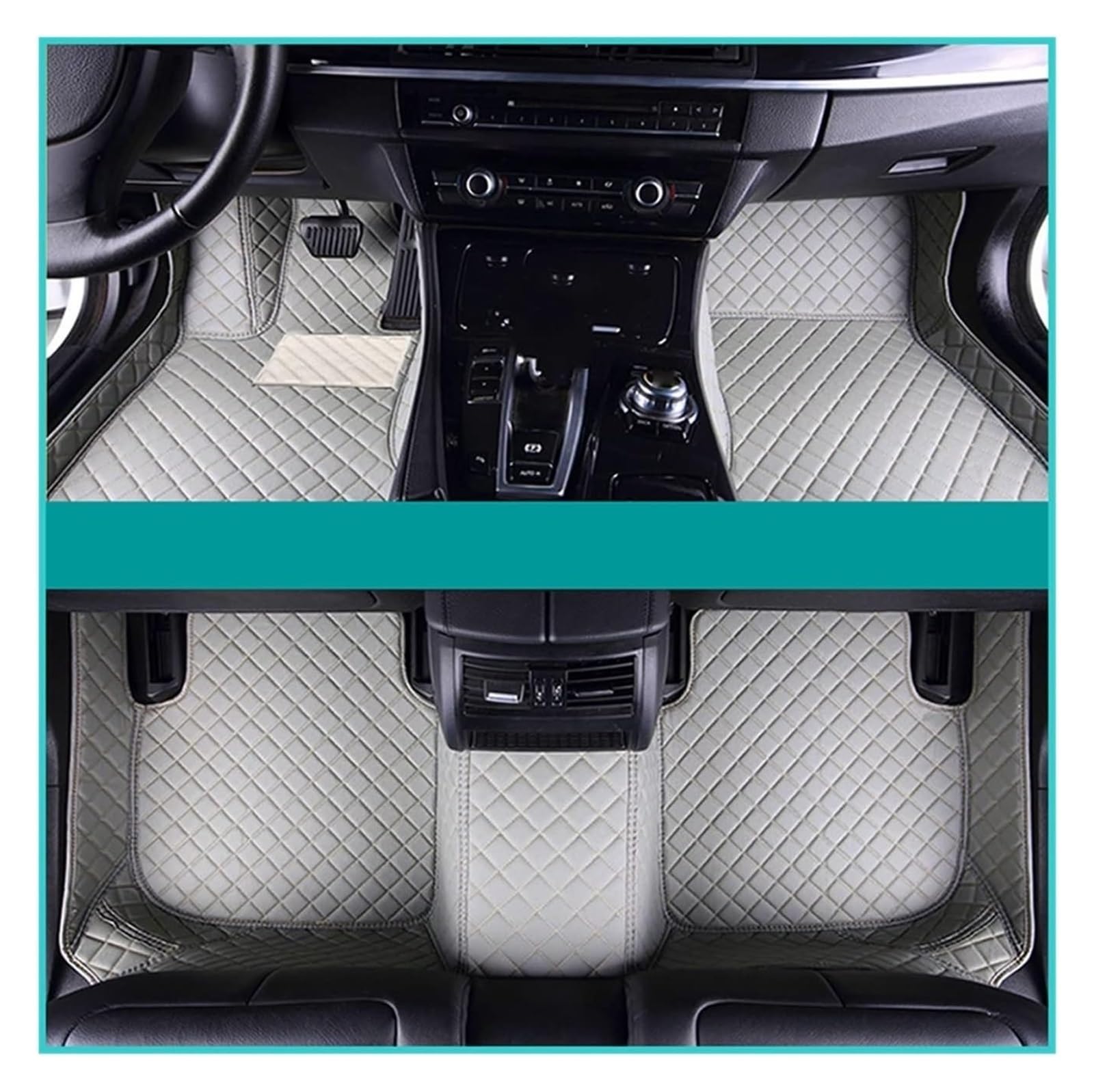 Fußmatten Auto Für C4 Für Picasso (FÜNFSITZE) 2009 2010 2011 2012 2013 Benutzerdefinierte Fußpolster Automatte Auto-Fußmatten(4) von BENELKZAFA