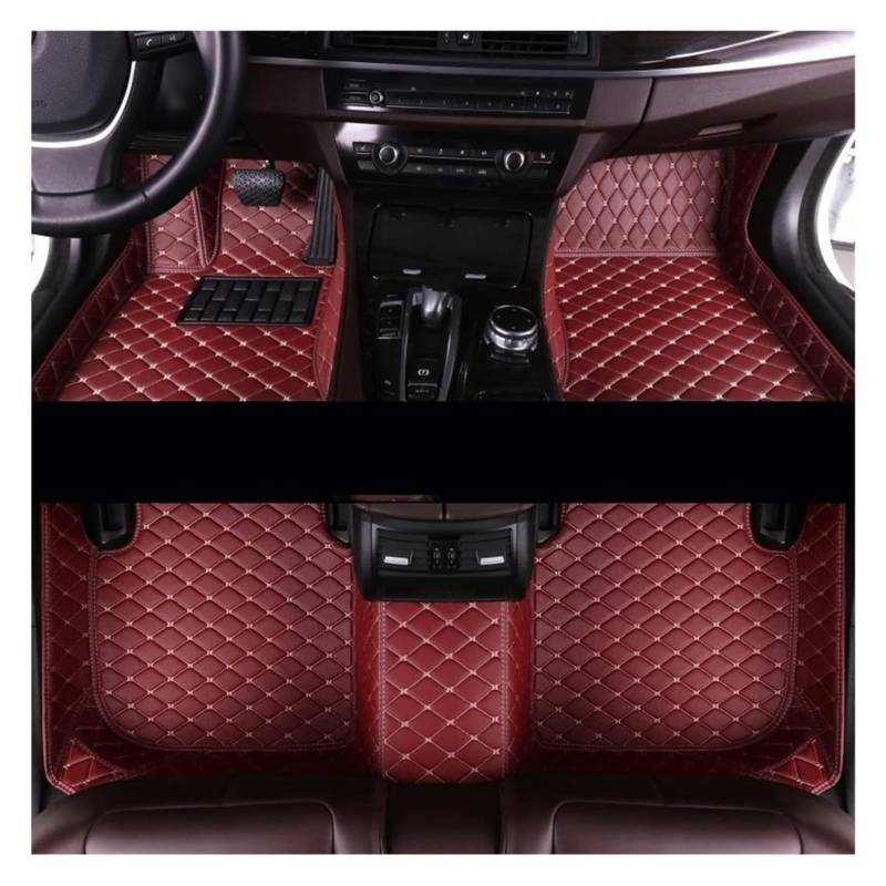 Fußmatten Auto Für FIAT Für Bravo 2008 2009 2010 2011 2012 Fußpolster Autoteppichbezug Innenausstattung Automatte Autofußmatten(3) von BENELKZAFA
