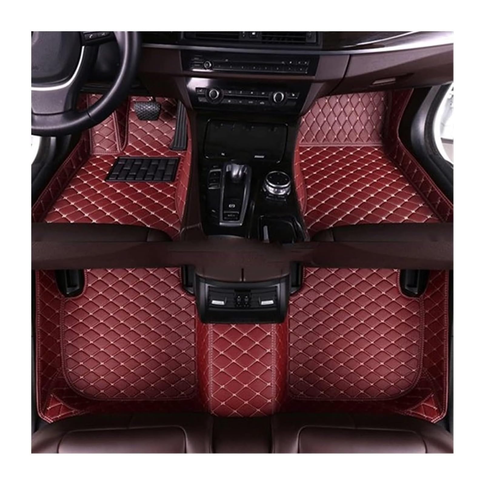 Fußmatten Auto Für Hyundai Für Coupe 2004 2005 2006 Fuß Pads Automobil Teppich Abdeckung Auto Matte Auto Fußmatten(5) von BENELKZAFA