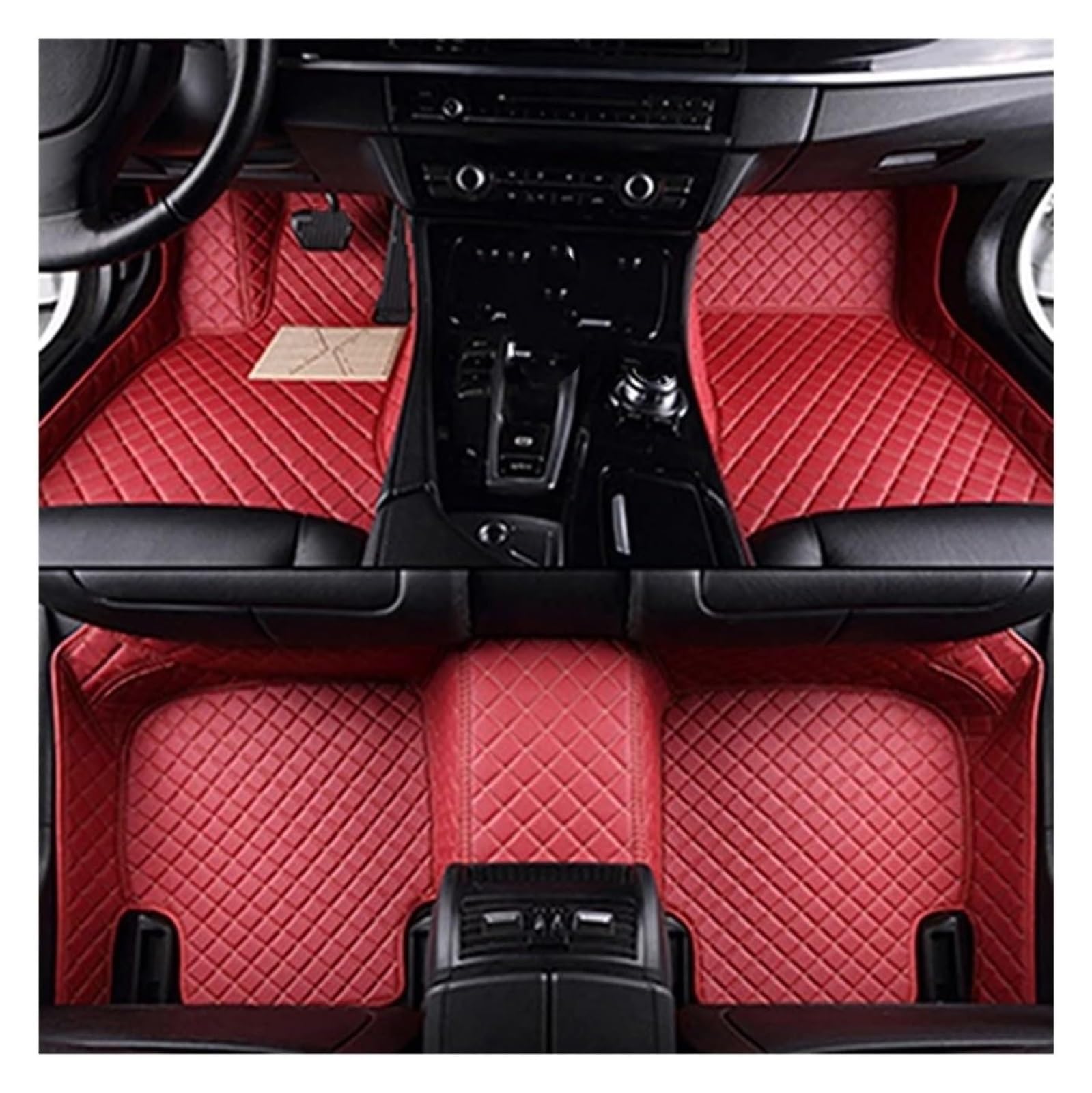 Fußmatten Auto Für Hyundai Für Tucson 2005-2018 Fußpolster Autoteppichbezug Automatte Autofußmatten(Rear Right) von BENELKZAFA