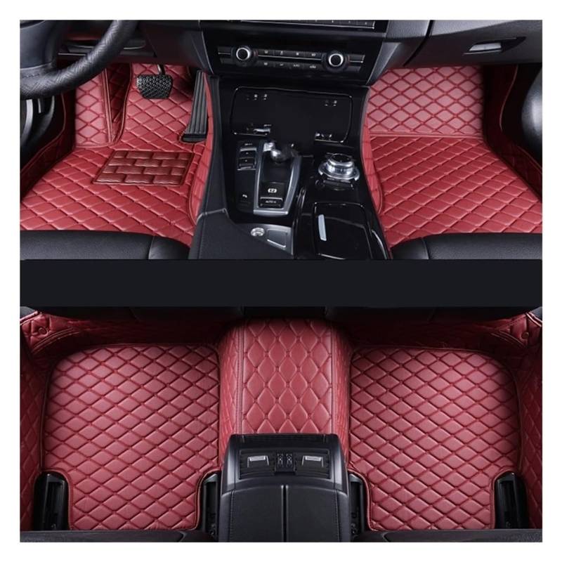 Fußmatten Auto Für Land Cruiser 200 2008-2020 Lederteppiche Teppiche Fußpolster Automatte Auto Fußmatten(1) von BENELKZAFA