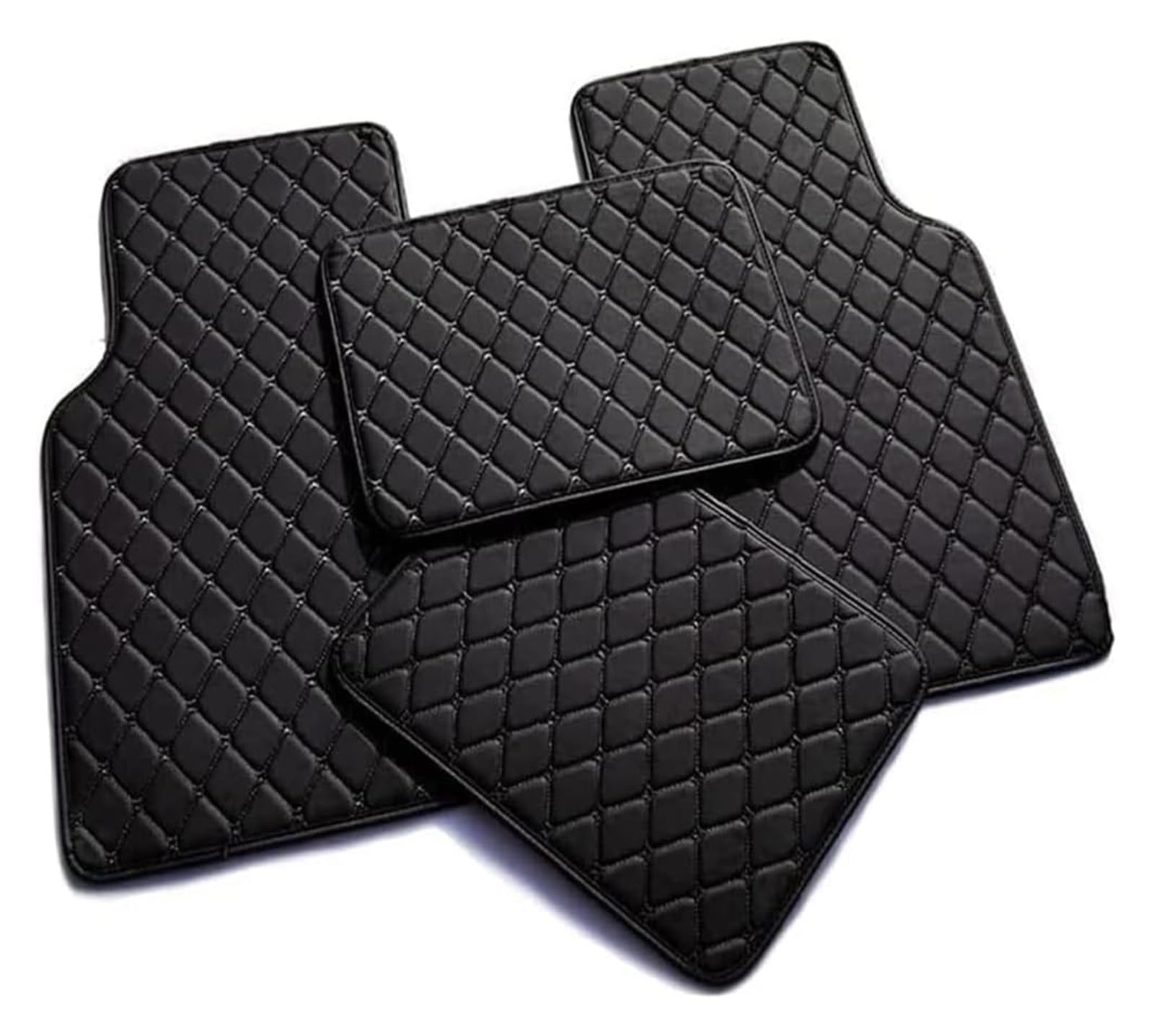 Fußmatten Auto Für M&ITSUBISHI Für Pajero V93 (3,0 L) 2010–2020 Liner Komplettes Set rutschfeste Staubdichte Teppichmatten Zubehör Auto-Fußmatten(A) von BENELKZAFA
