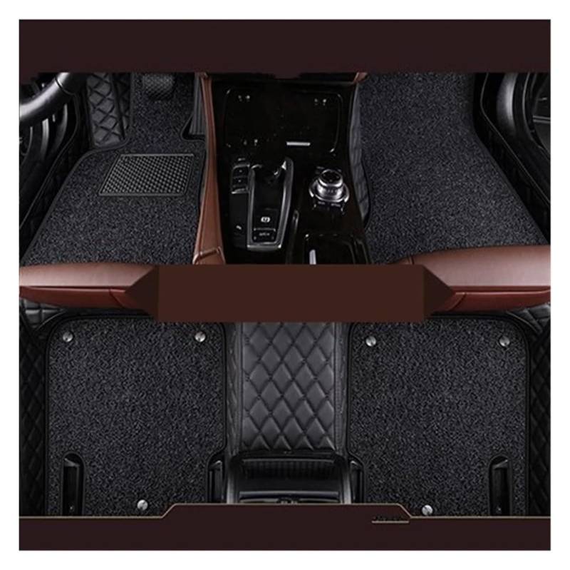 Fußmatten Auto Für N&issan Für Qashqai J11 2019-2014 Auto-Fußmatten Bodenbeläge Lederteppiche Innenausstattung Automatte(1 Set 6pcs 2) von BENELKZAFA