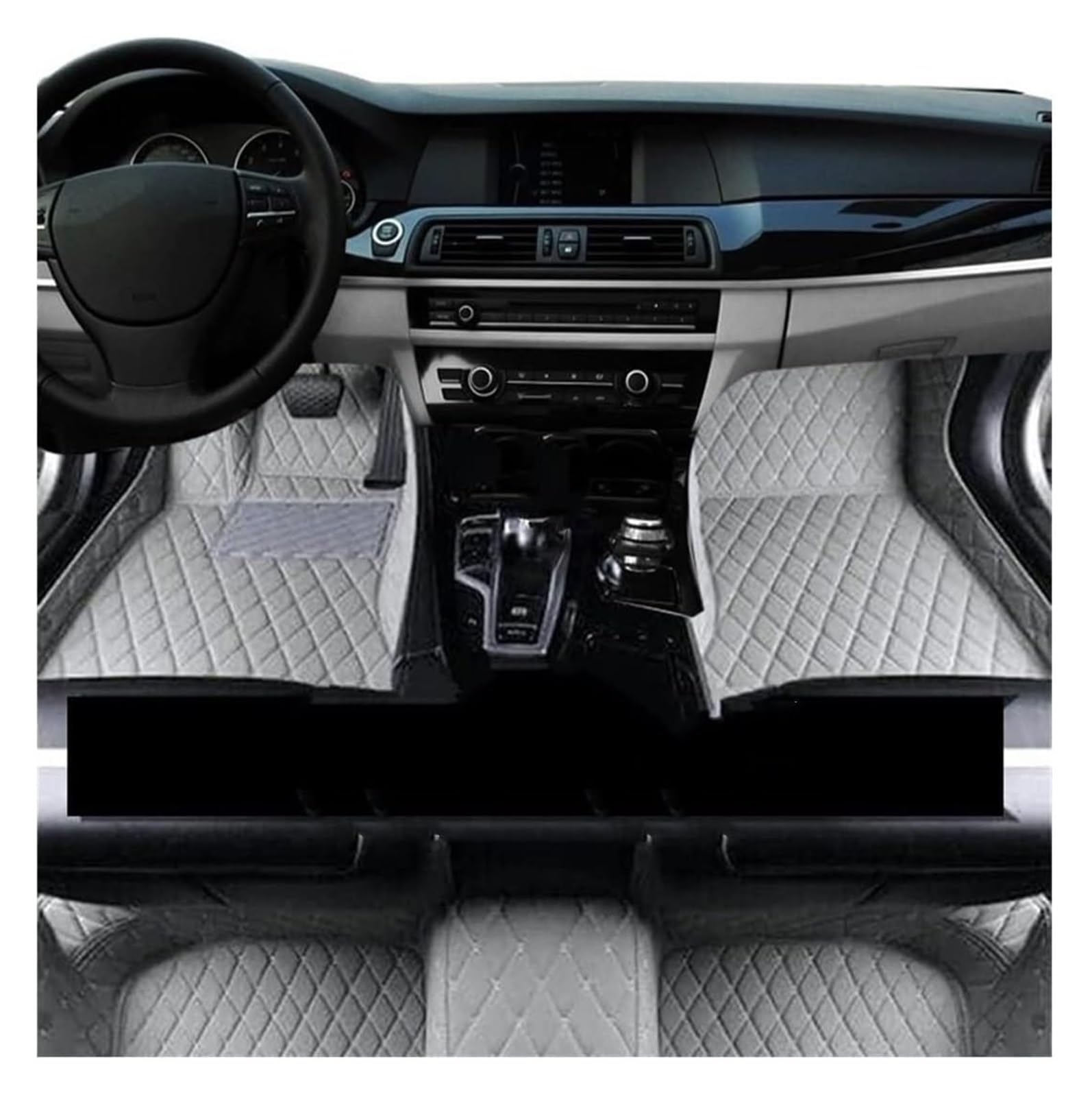 Fußmatten Auto Für Superb B6 3T 2009-2015 Teppiche Bodenmatte Teppiche Innenteile wasserdichte Unterlage Automatte Automatten(LHD 6) von BENELKZAFA