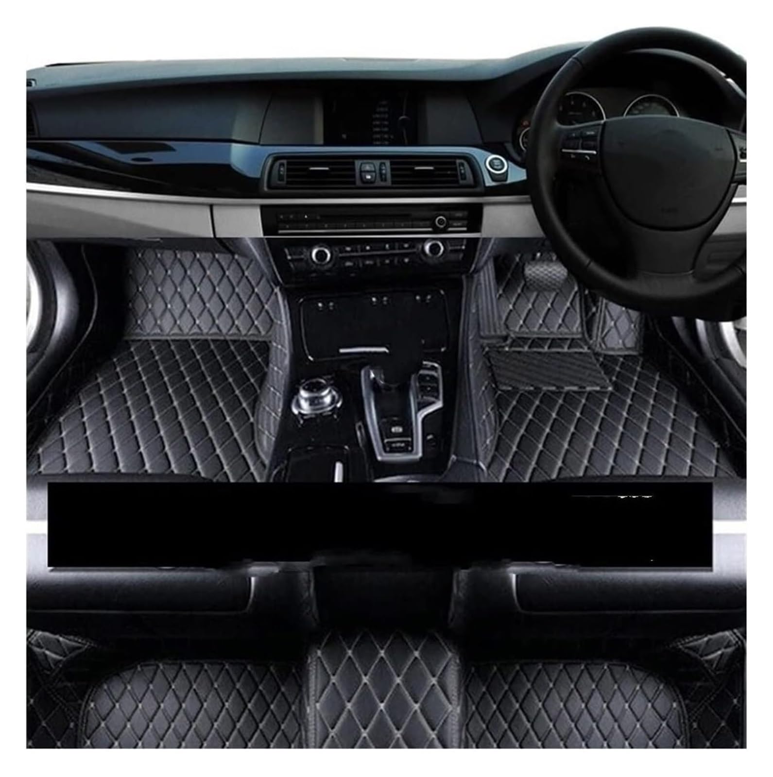 Fußmatten Auto Für Superb B6 3T 2009-2015 Teppiche Bodenmatte Teppiche Innenteile wasserdichte Unterlage Automatte Automatten(RHD 11) von BENELKZAFA