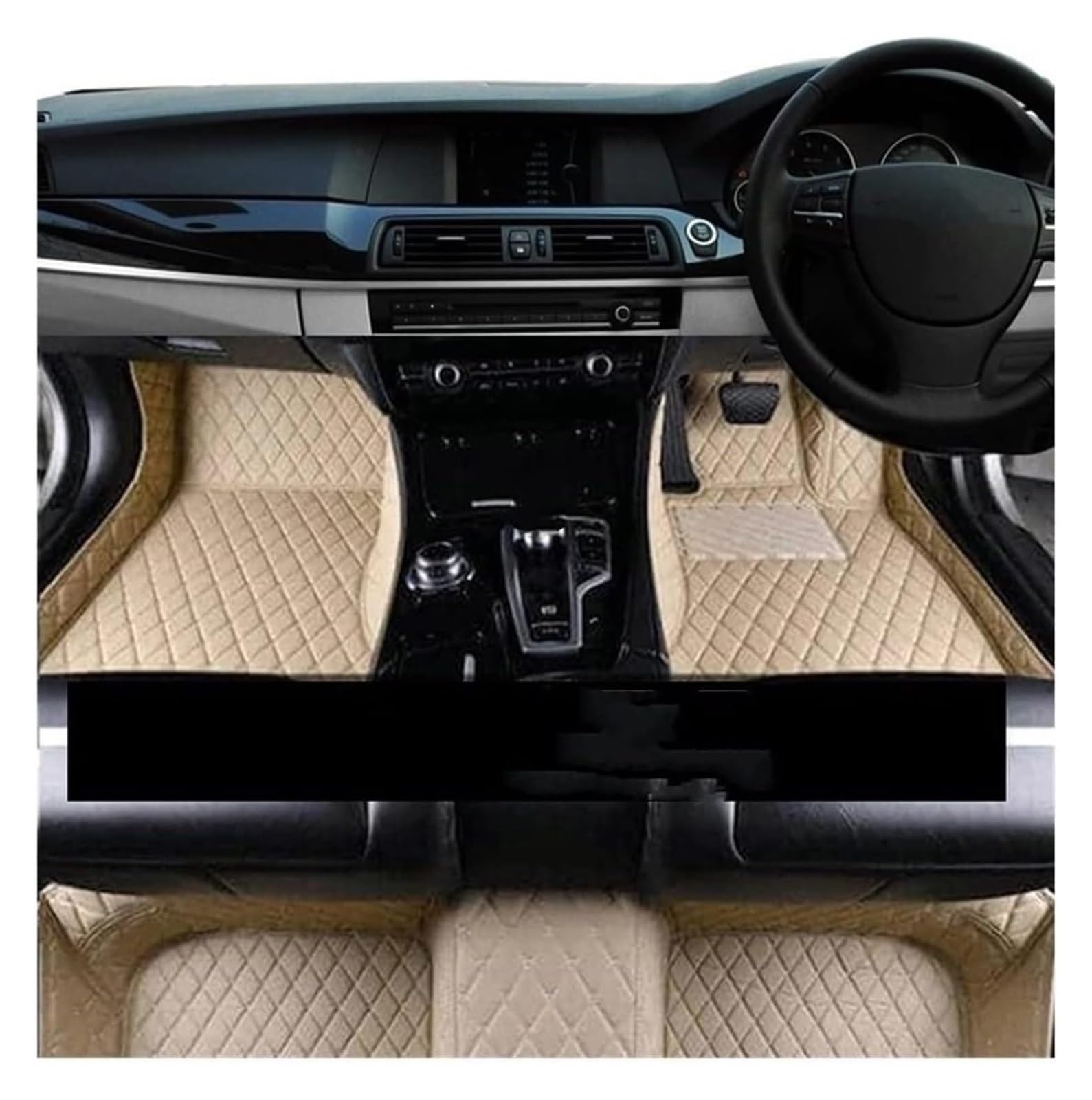 Fußmatten Auto Für Superb B6 3T 2009-2015 Teppiche Bodenmatte Teppiche Innenteile wasserdichte Unterlage Automatte Automatten(RHD 2) von BENELKZAFA