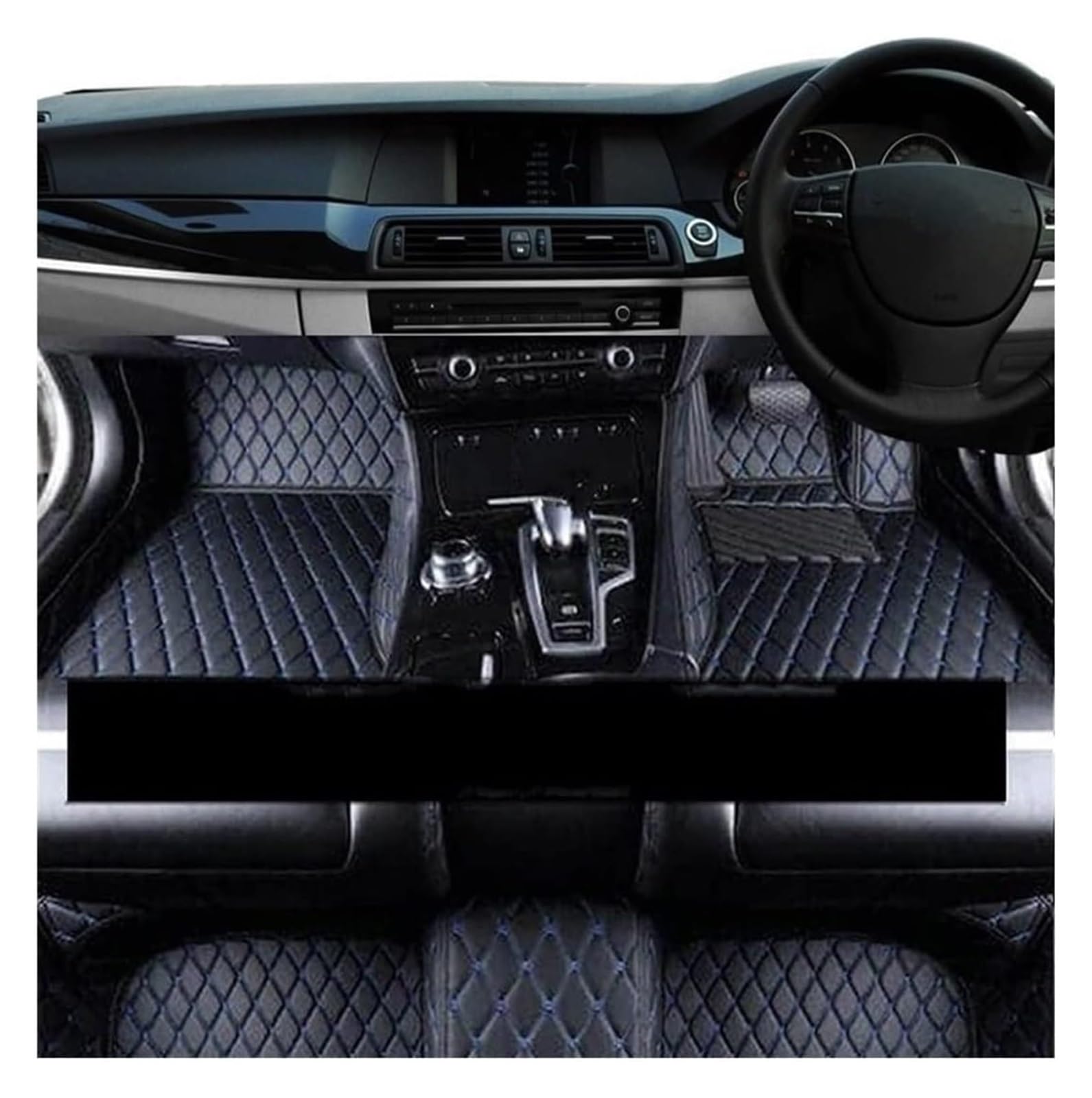 Fußmatten Auto Für Superb B6 3T 2009-2015 Teppiche Bodenmatte Teppiche Innenteile wasserdichte Unterlage Automatte Automatten(RHD 3) von BENELKZAFA