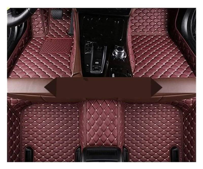 Fußmatten Auto Für T&oyota Für Levin Hybrid 2018 2017 2016 Auto-Fußmatten Innenausstattung Zubehör Schützen Sie Teppiche Abdeckung Auto-Matte Teppiche(1 Set 3pcs 6) von BENELKZAFA
