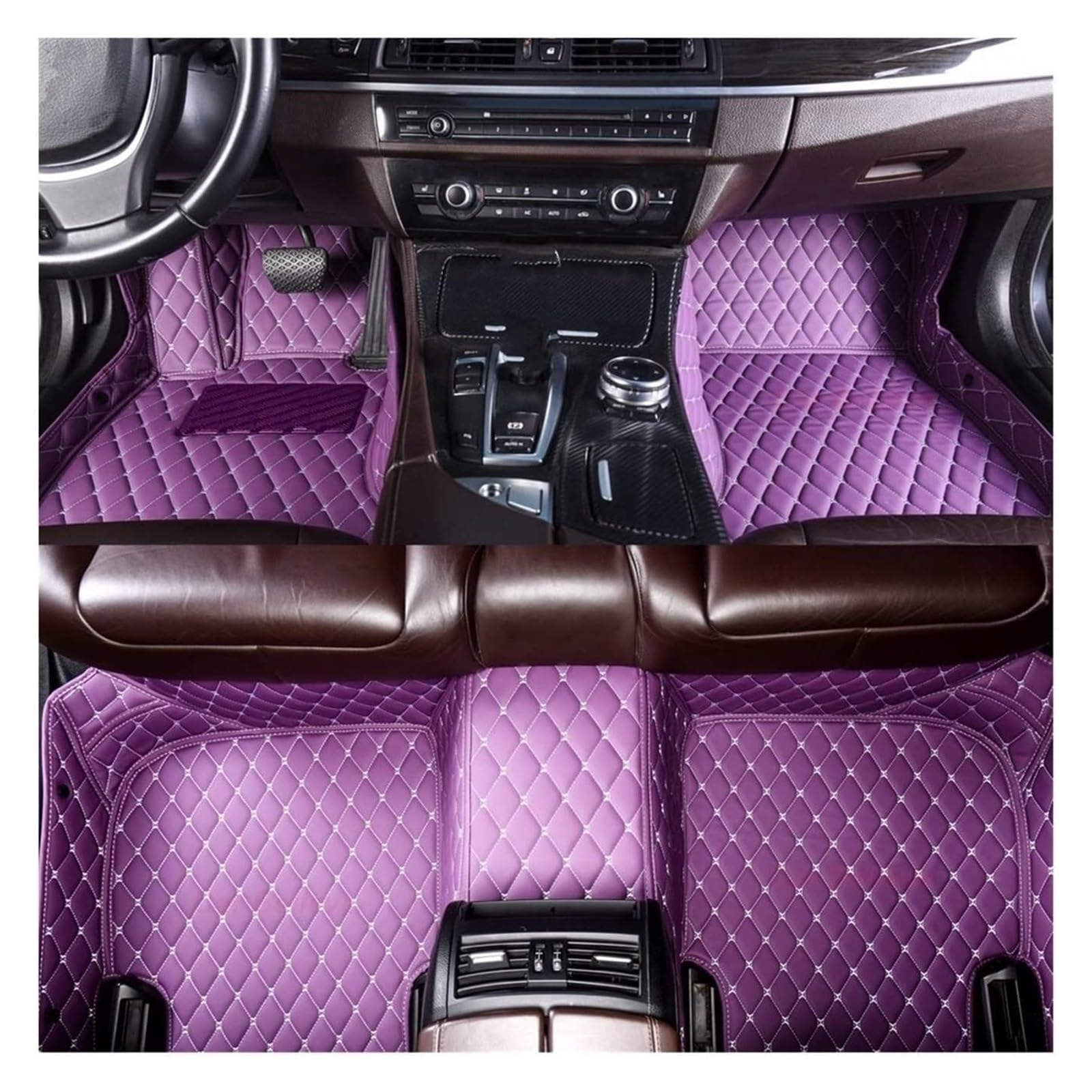 Fußmatten Auto Für Volvo C30 2007-2013 Innenausstattung Lederteppiche Teppiche Fußpolster Automatte Auto-Fußmatten(11) von BENELKZAFA