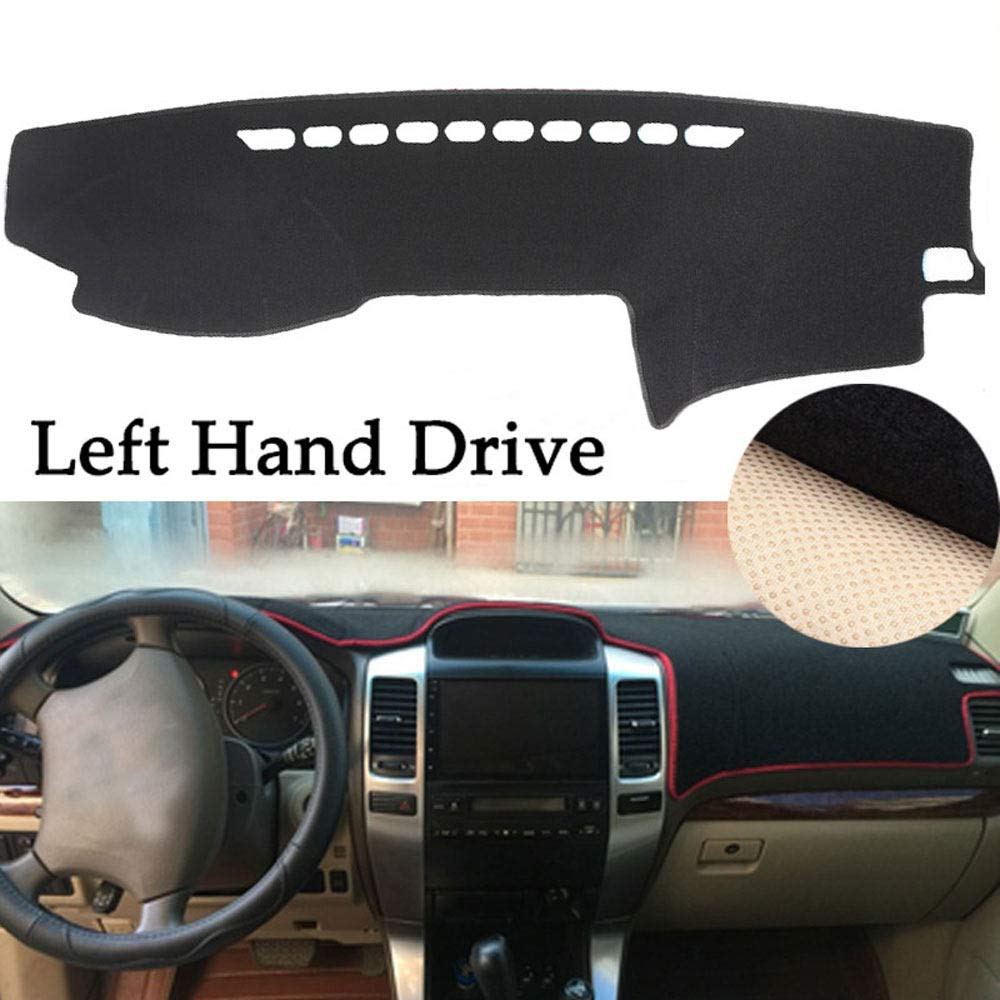 BENME Armaturenbrett Abdeckung für Toyota Land Cruiser Prado Lexus GX470 J120 2003-2009 Dash Mat Dashmat Dashboard-Schutz Armaturenbrett Abdeckung Teppich,Black BENME Armaturenbrett Abdeckung für Toyota Land Cruiser Prado Lexus GX470 J120 2003-2009 Dash Mat Dashmat Dashboard-Schutz Armaturenbrett Abdeckung Teppich,Black von BENME