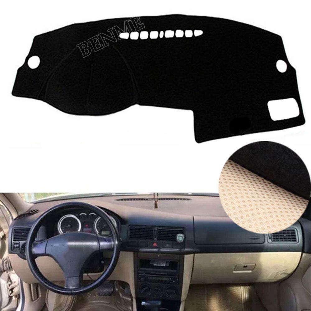 BENME Armaturenbrett Abdeckung für Volkswagen Golf 4 MK4 1997-1999 2000 2001 2002 2003 Auto Dash Mat Pad Armaturenbrettabdeckung Teppich Schutz LHD,Black BENME Armaturenbrett Abdeckung für Volkswagen Golf 4 MK4 1997-1999 2000 2001 2002 2003 Auto Dash Mat Pad Armaturenbrettabdeckung Teppich Schutz LHD,Black von BENME