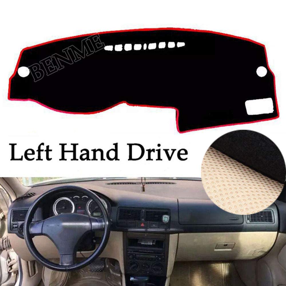 BENME Armaturenbrett Abdeckung für Volkswagen Golf 4 MK4 1997-1999 2000 2001 2002 2003 Auto Dash Mat Pad Armaturenbrettabdeckung Teppich Schutz LHD,Red BENME Armaturenbrett Abdeckung für Volkswagen Golf 4 MK4 1997-1999 2000 2001 2002 2003 Auto Dash Mat Pad Armaturenbrettabdeckung Teppich Schutz LHD,Red von BENME
