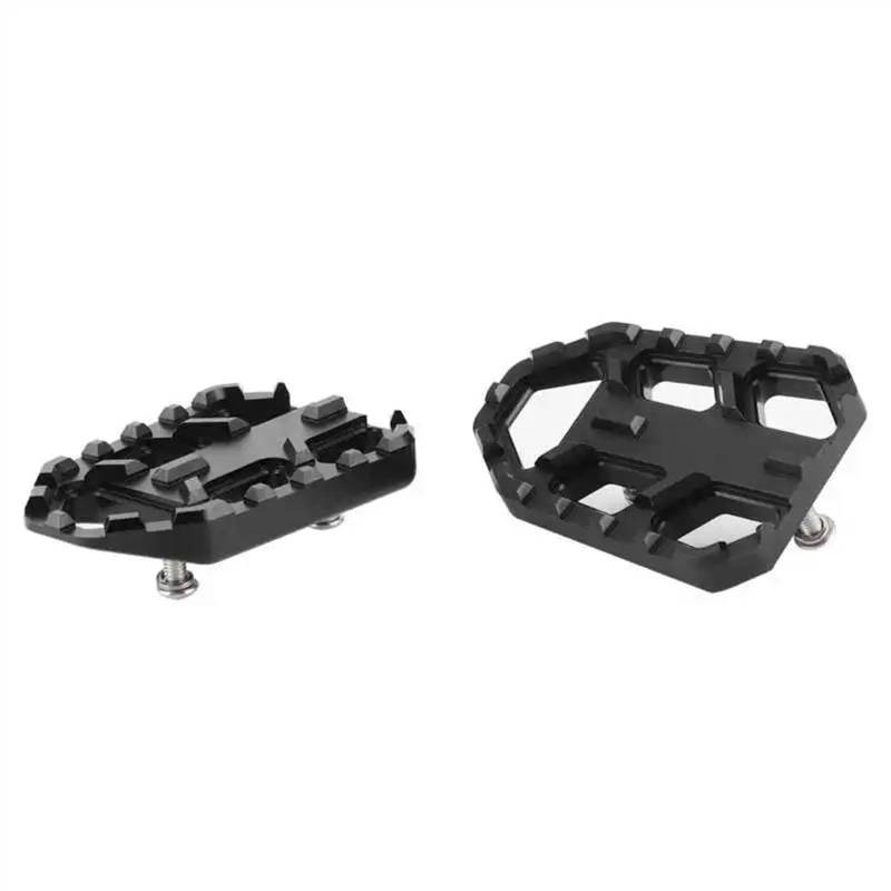 Fußrasten Für Suzuki DL650 DL100 Für V-Strom 650/XT Für V-Strom 1000/XT Motorrad Breite Fußstützenpedale Motorrad Fußstütze (Color : Schwarz) von BENSIL