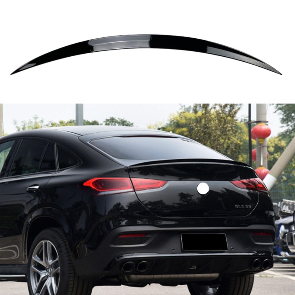 Premium ABS Material Auto Heckspoiler Spoiler für GLE Coupe C167 GLE350 GLE450 GLE53 2020-2024, Autos Heckspoiler Flügel Auto Sport Styling Kits, 3M Kleber von BENSOI