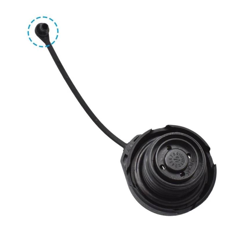 Kraftstoffbehälter Verschluss mit Halteband Gas Tankdeckel Tankdeckel Benzin Diesel Für Au&di A3 A4 A6 Sitz 1J0201550A 1H0201553B von BEPHON