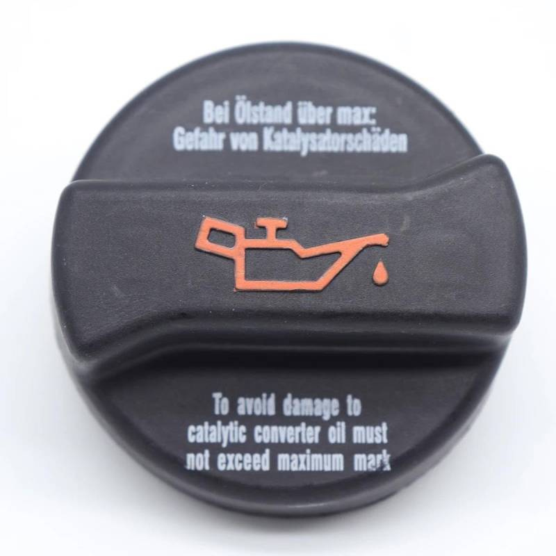 Kraftstoffbehälter Verschluss mit Halteband Motoröl Füllstoff Kappe Cabriolet Gas Tank Für V&W für Pa&ss&at für TO&UA&RE&G 026103485C von BEPHON