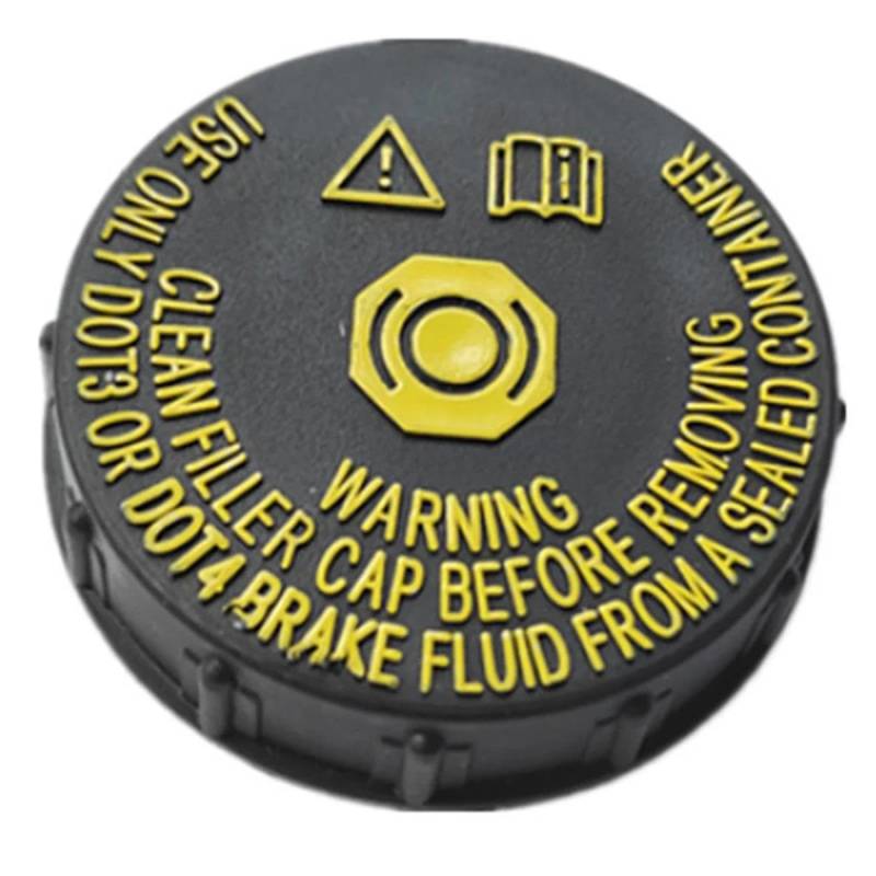 Kraftstoffbehälter Verschluss mit Halteband Sport Auto Brems Flüssigkeit Reservoir Flasche Tank Cap Abdeckung 46020-4BA0A für NI&SS&AN für Qashqai J10 J11 X-Trail T32 Rogue von BEPHON