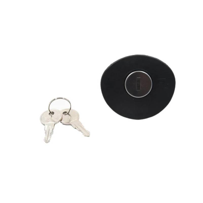 Kraftstoffbehälter Verschluss mit Halteband Verriegelung Tankdeckel mit 2 Schlüsseln 8U5Z9C268B für Fo&rd Edge Escape F-150 von BEPHON
