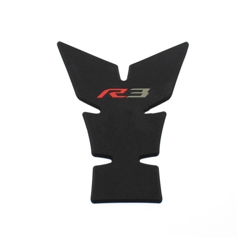 Tankpad Anti Rutsch Aufkleber Motorrad-Tankpad-Aufkleber, rutschfeste Schutzfolie, Seitliche Aufkleber Für YZF-R3 2019 2020 2021 2022 2023 von BEQLXTA