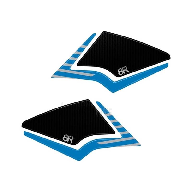 Tankpad Anti Rutsch Aufkleber Motorradzubehör 3D-Epoxidharz-Aufkleber Schutzaufkleber-Aufkleber-Kit Tankpad Für GSX 8R GSX-8R 2024 von BEQLXTA