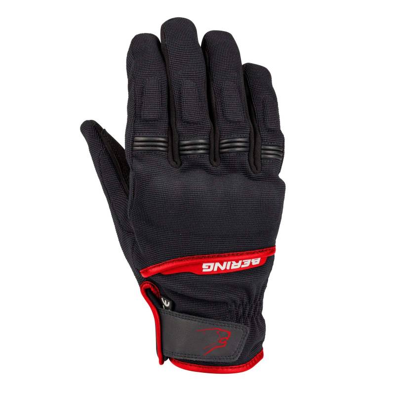 BERING Motorradhandschuhe BORNEO Schwarz/Rot, Schwarz/Rot, T8 von BERING