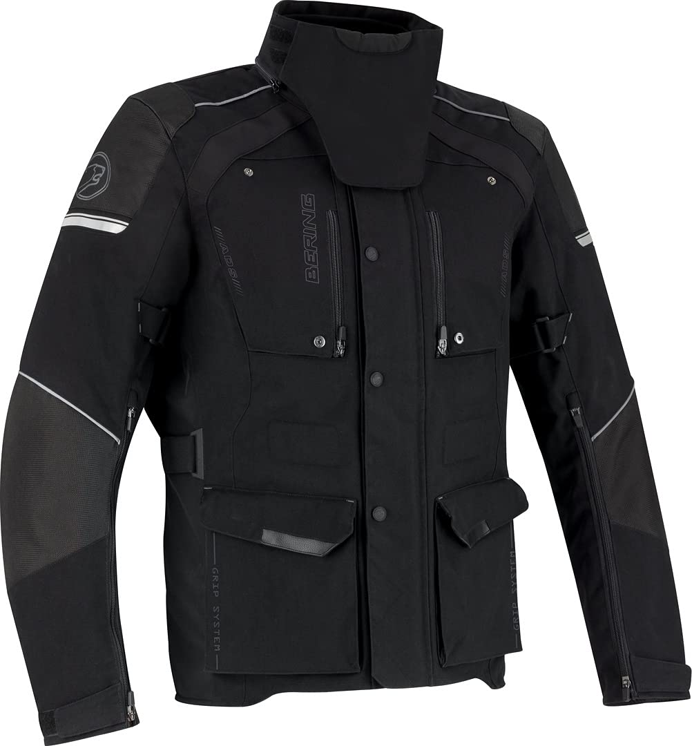 BERING Motorradjacken BRONCO Schwarz, Schwarz, 4XL BERING Motorradjacken BRONCO Schwarz, Schwarz, 4XL von Azinol
