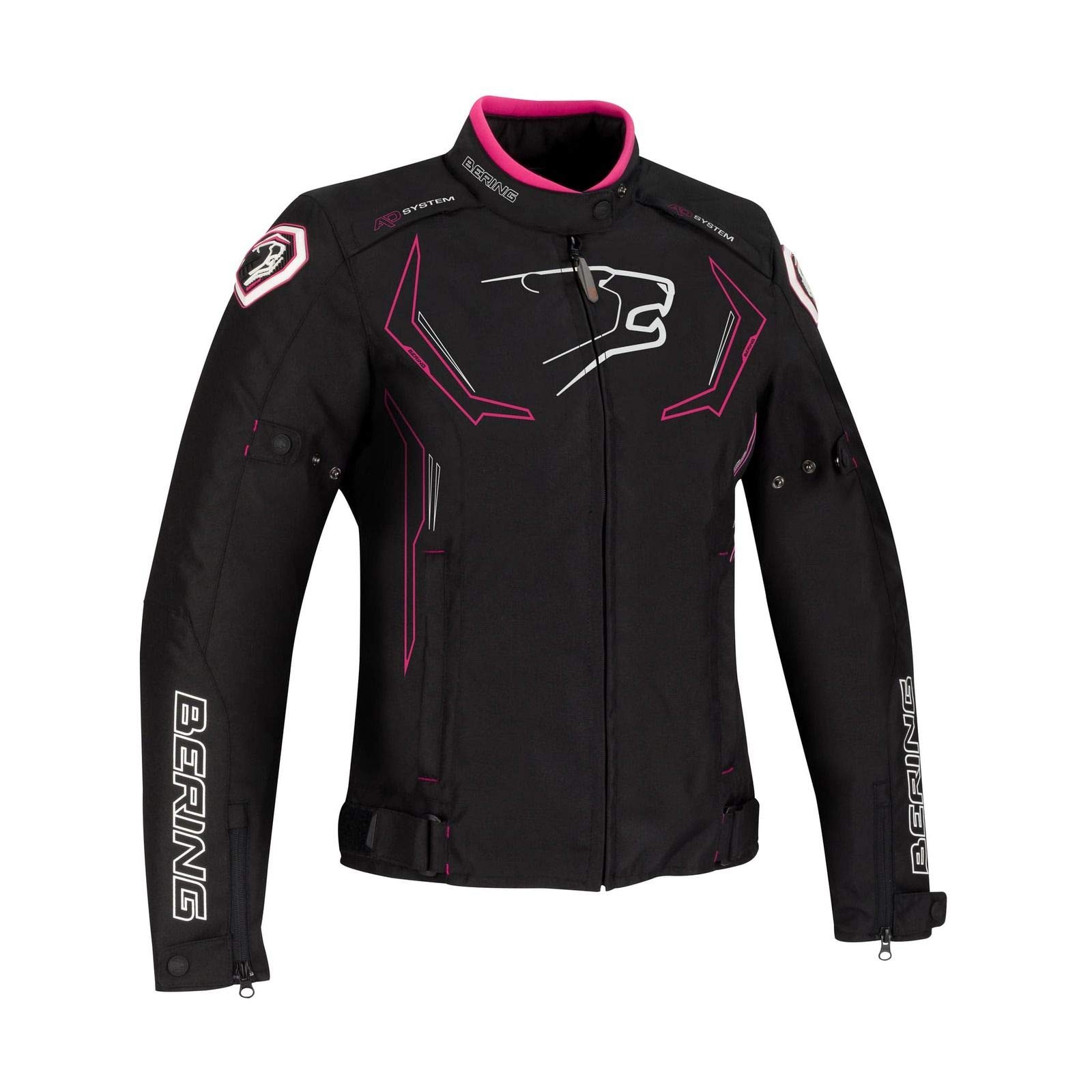 Bering Lady Guardian Motorradjacke, Schwarz/Weiß/Fuchsia Bering Lady Guardian Motorradjacke, Schwarz/Weiß/Fuchsia von BERING