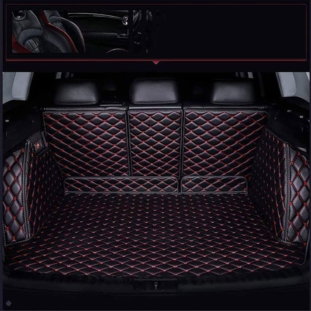 Auto Leder Kofferraummatte, für Mazda CX-5 2017-2023 Vollabdeckung Kofferraumwannen rutschfest Kofferraum Schutzmatte Zubehör,B von BEROZA