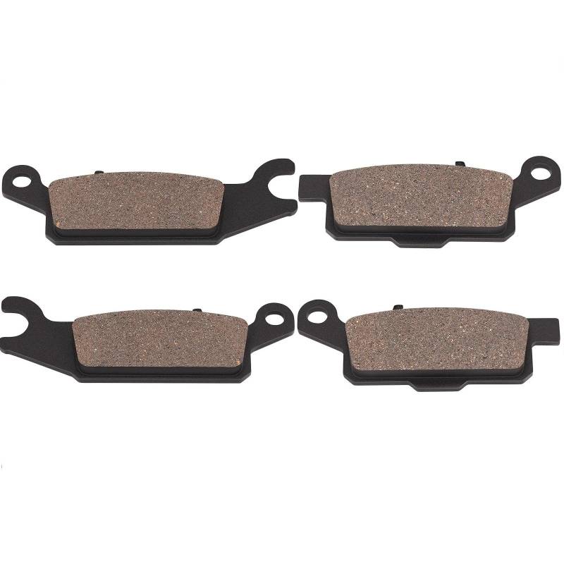 Motorrad Bremsbelag Motorrad Bremsbeläge Für Yamaha YFM550 Für Grizzly 2009-2014 YFM700 GPW PFG 2007-2015(Front and Right) von BERTDCX