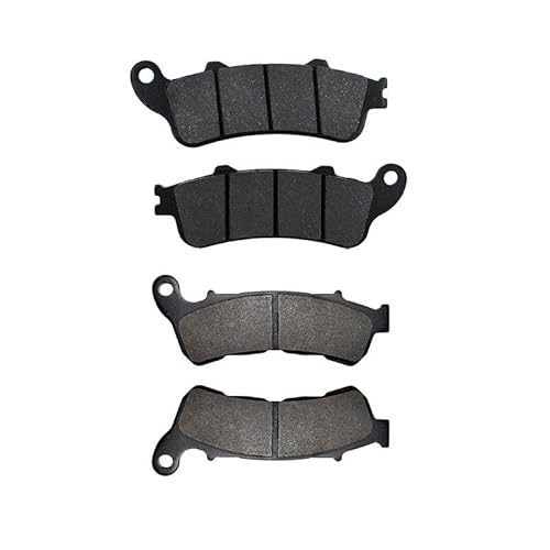 Motorrad Bremsbelag Motorrad Bremsbeläge Kit Für VFR800 Für Abfangjäger 2006-2012 ST1300 ST1300A 2008-2013 XL1000 XL1000V(Front Rear Pad) von BERTDCX