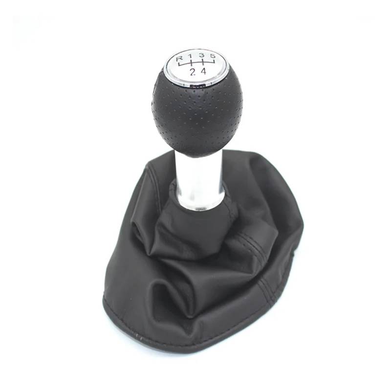 BERTGDA 5-Gang-12-mm-Auto-Schaltknauf, passend for Golf, 2 3 4 MK3 MK4 MK2 Gamaschen-Kofferraumabdeckung Schaltknaufschutz von BERTGDA