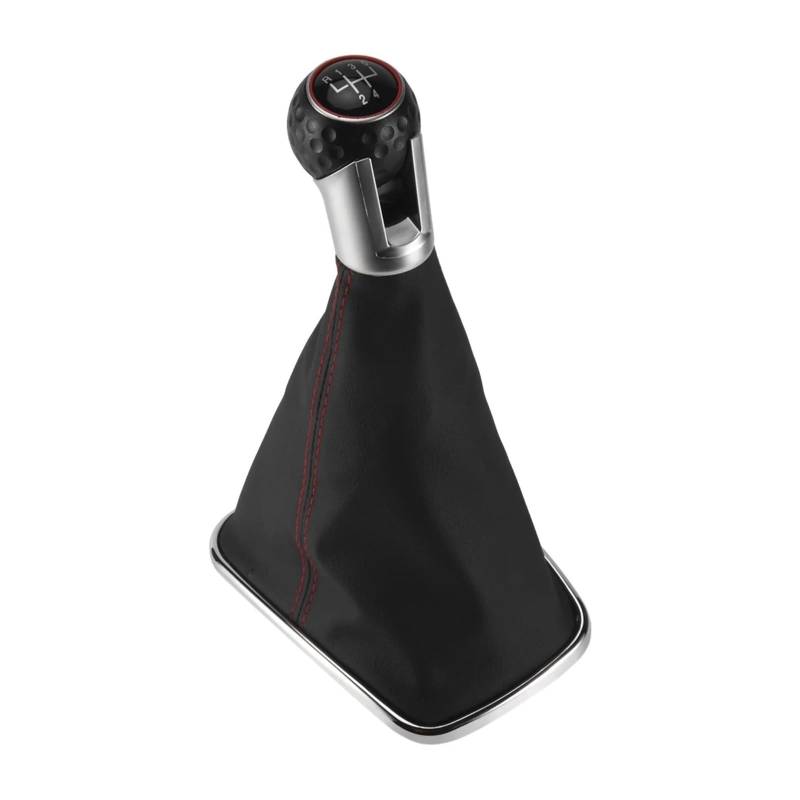 BERTGDA 5-Gang-Blende, 12 mm Schaltknauf, passend for Bora, MK4 Golf 4 Jetta 4 1998–2004 Schaltknaufschutz von BERTGDA