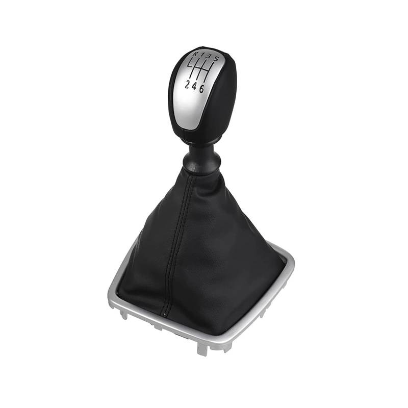 BERTGDA 6-Gang-Autoabdeckungshebel-Schalthebelgriff, passend for Renault, Laguna Mk3 2007–2014, Schaltmanschette, Schaltknauf, Gamasche Schaltknaufschutz von BERTGDA