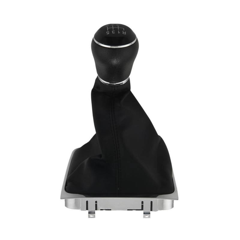 BERTGDA 6-Gang-Schaltknauf, passend for Volkswagen, passend for Passat, B7 2011–2015, Auto-Styling mit Kragen-Kofferraumabdeckung Schaltknaufschutz von BERTGDA