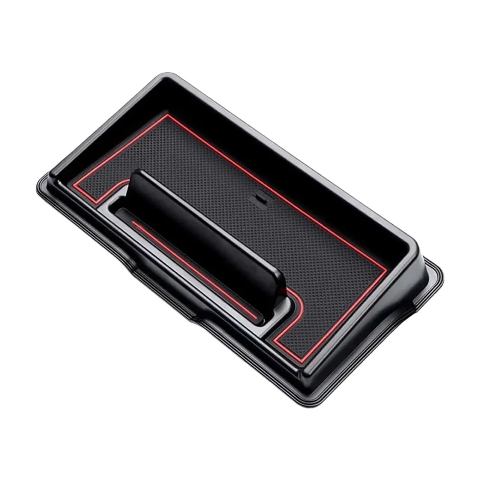 BERTGDA Armaturenbrett-Aufbewahrungsbox, passend for Jimny, 2019–2023 Jb64 Jb74, Auto-Mittelkonsolenbox, Innenzubehör 2024 L4e4 Aufbewahrungsbox für die Mittelarmlehne(Red) von BERTGDA