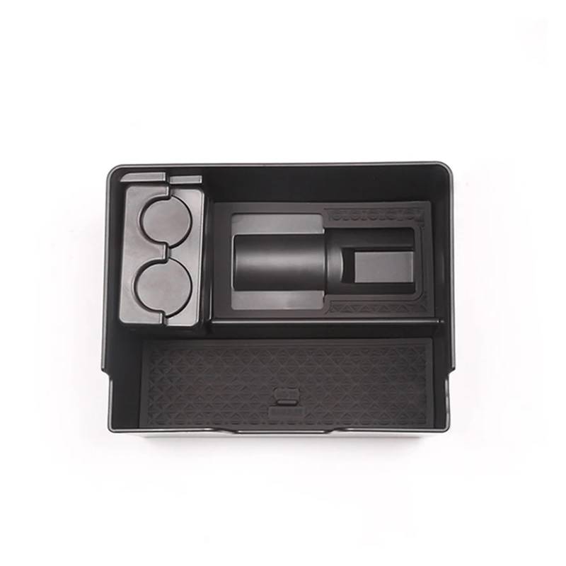 BERTGDA Auto-Mittelarmlehnenbox-Aufbewahrung, passend for Tesla, Modell 3, Autozubehör-Box, Handschuhfach, Finishing-Box Aufbewahrungsbox für die Mittelarmlehne(Upgrade) von BERTGDA