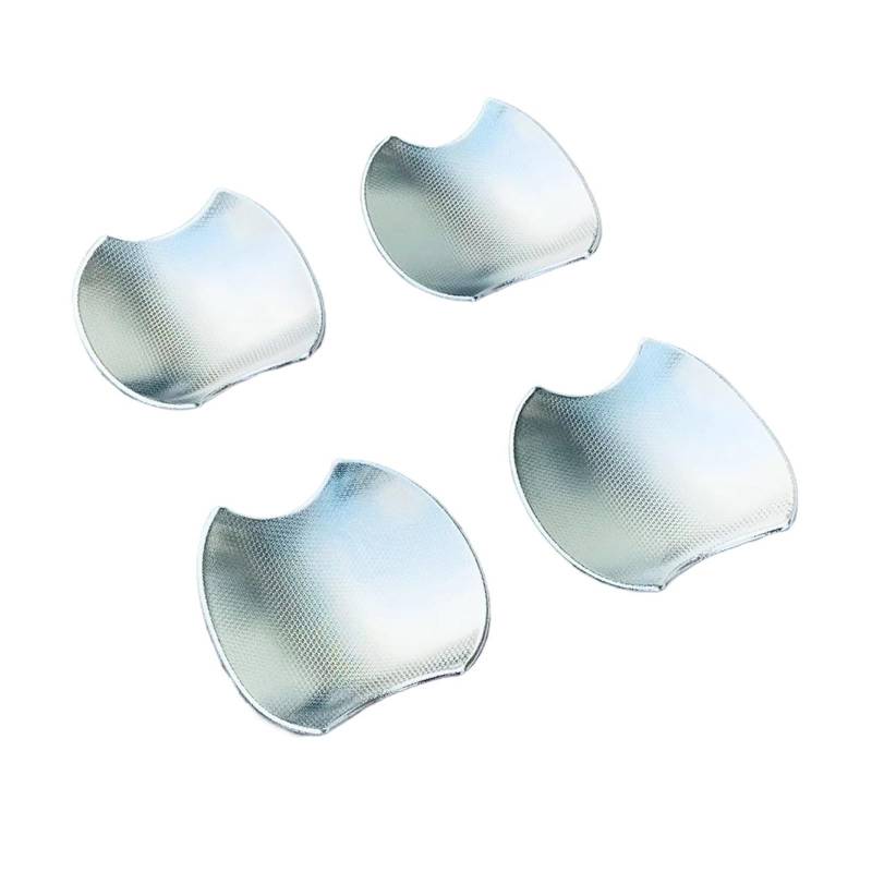 BERTGDA Auto-Seitentürgriff-Cup-Bowl-Abdeckungsverkleidung, passend for Toyota, Yaris Ativ 2022–2024, Chrom-Formteil-Overlay, Außenzubehör Auto-Griffschalen-Abschirmung(Door handle bowl) von BERTGDA