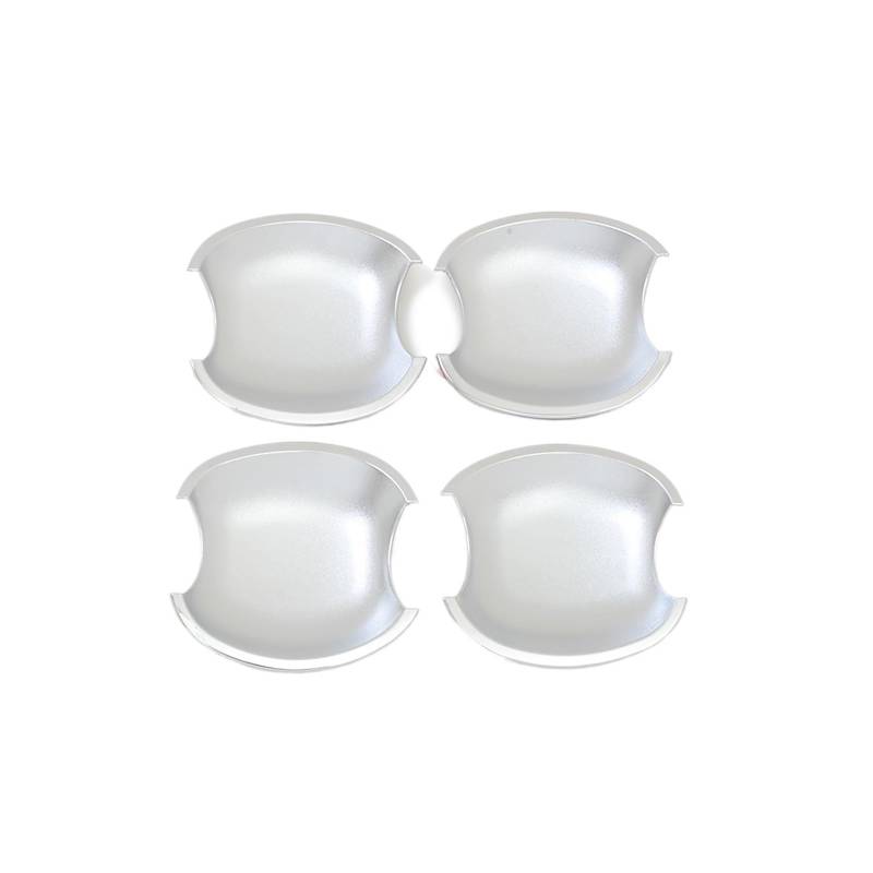 BERTGDA Auto-Seitentürgriff-Schüssel-Cup-Abdeckungsverkleidung, passend for Toyota, Corolla 2008–2011, ABS-Chromrahmen-Aufkleber, Styling-Zubehör Auto-Griffschalen-Abschirmung von BERTGDA
