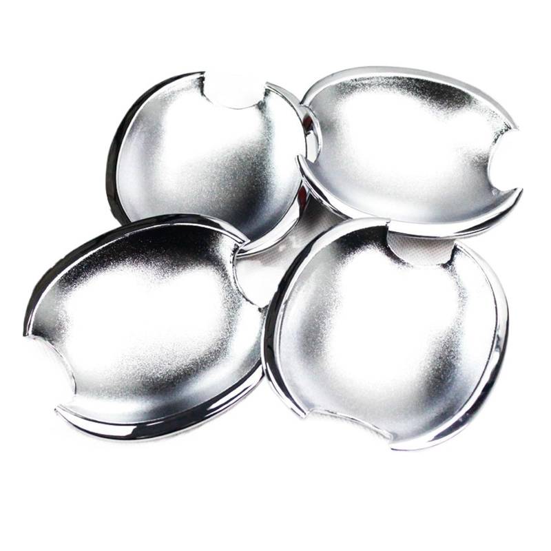 BERTGDA Autotürgriffabdeckung Cup Bowl Trim, passend for VW, passend for Polo, 2010–2017, Chrom-Overlays Auto-Griffschalen-Abschirmung von BERTGDA