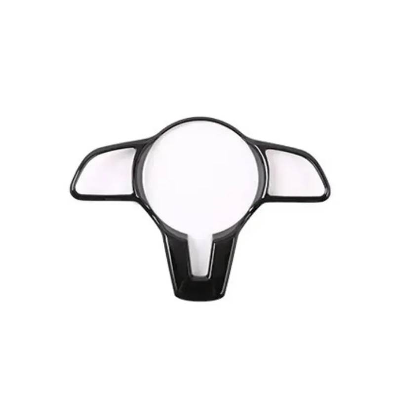 BERTGDA Dekorativer Aufkleber for das Autolenkrad, passend for B-Klasse GLA GLB GLE GLC GLB200 2020–2024 Zubehör Lenkradschutzaufkleber(ABS black) von BERTGDA