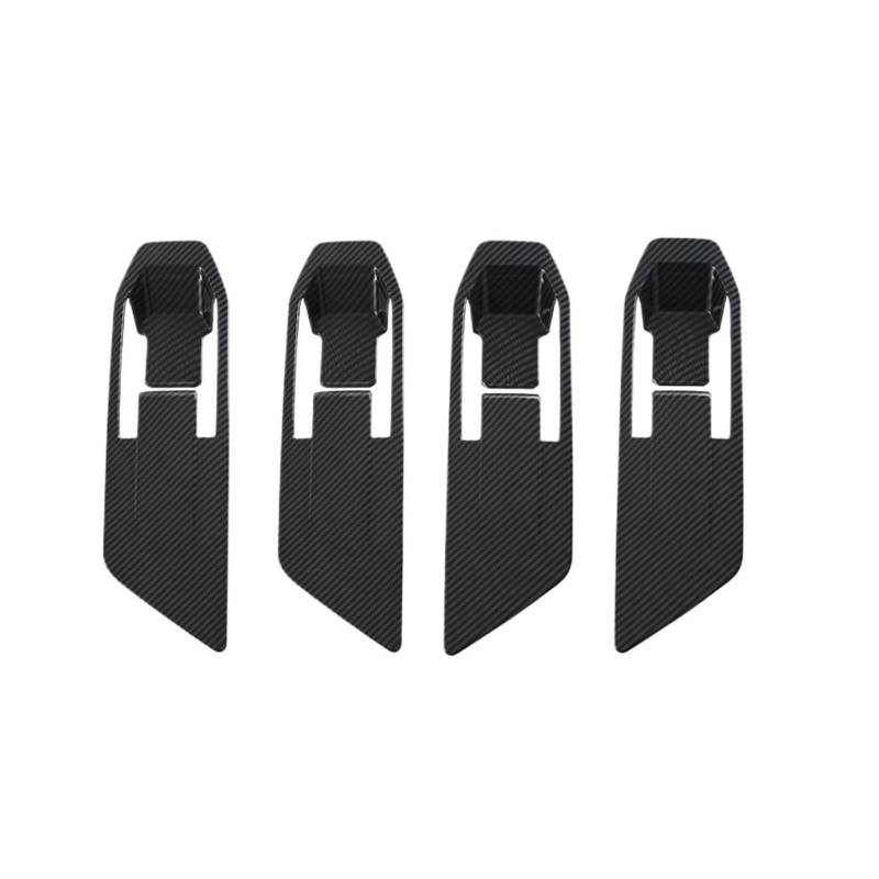 BERTGDA Innere Türgriffabdeckung, Fangschalenverkleidung, passend for Mitsubishi, Triton L200 2023–2024. Blendenrahmengarnierung einsetzen Auto-Griffschalen-Abschirmung von BERTGDA