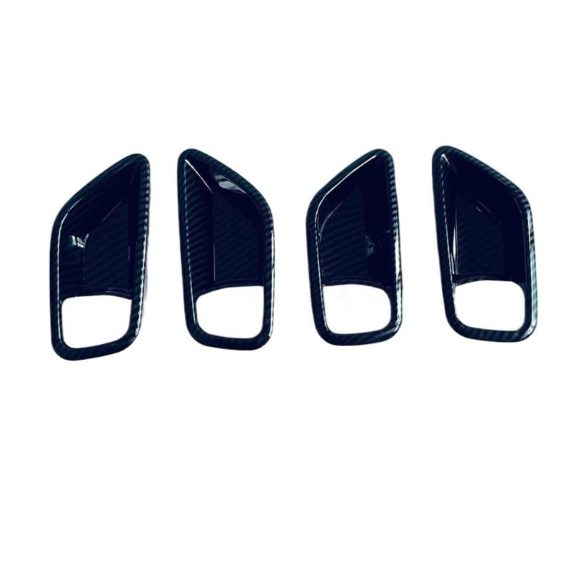BERTGDA Innere Türgriffabdeckung, Fangschalenverkleidung, passend for Suzuki, Swift ZC ZD 2024–2025. Blendenrahmengarnierung einsetzen Auto-Griffschalen-Abschirmung(Black carbon) von BERTGDA
