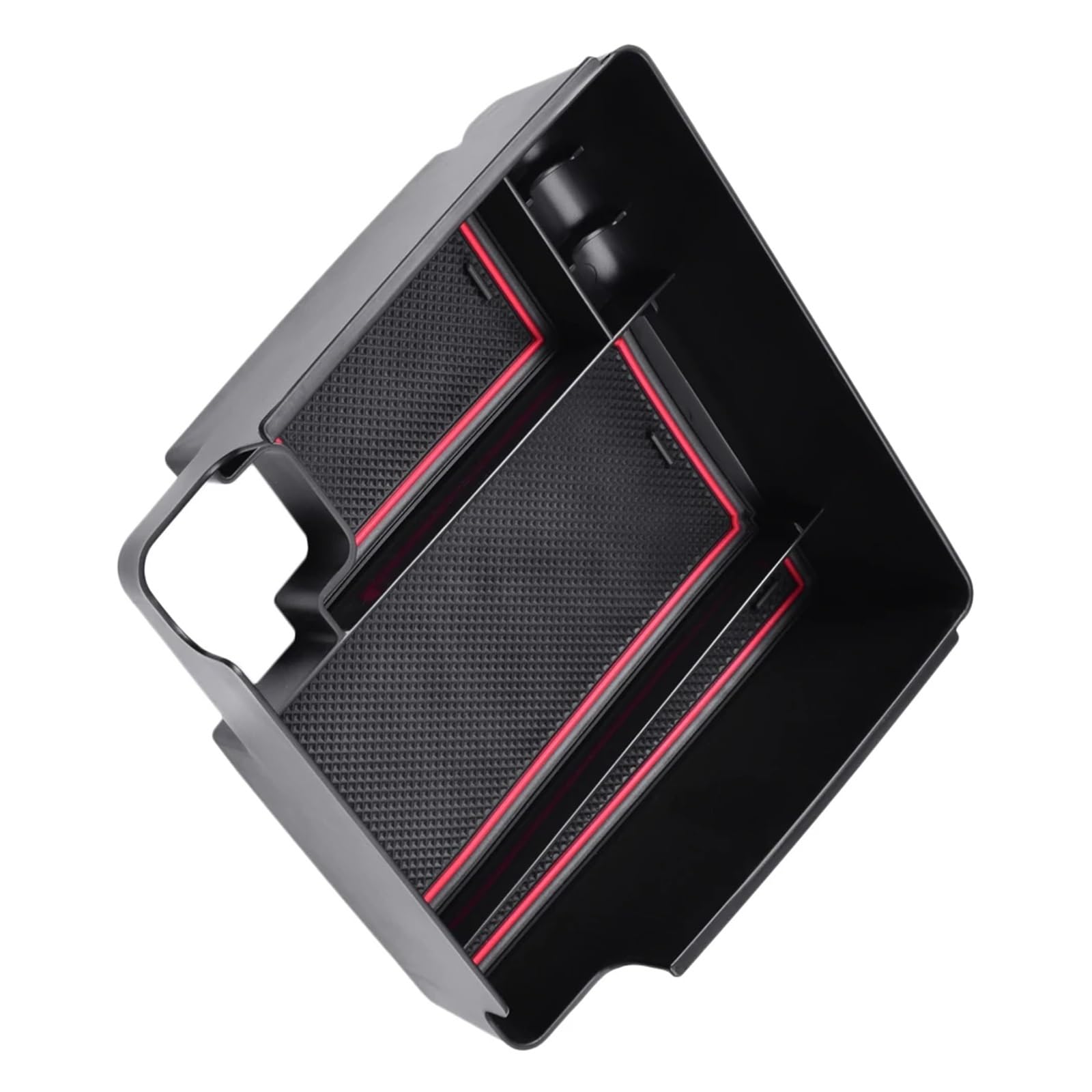 BERTGDA Mittelkonsolen-Organizer-Tablett, passend for Nissan, Frontier 2022–2023, Zubehörhalterung, kompatibler Armlehnen-Organizer Aufbewahrungsbox für die Mittelarmlehne(Red) von BERTGDA
