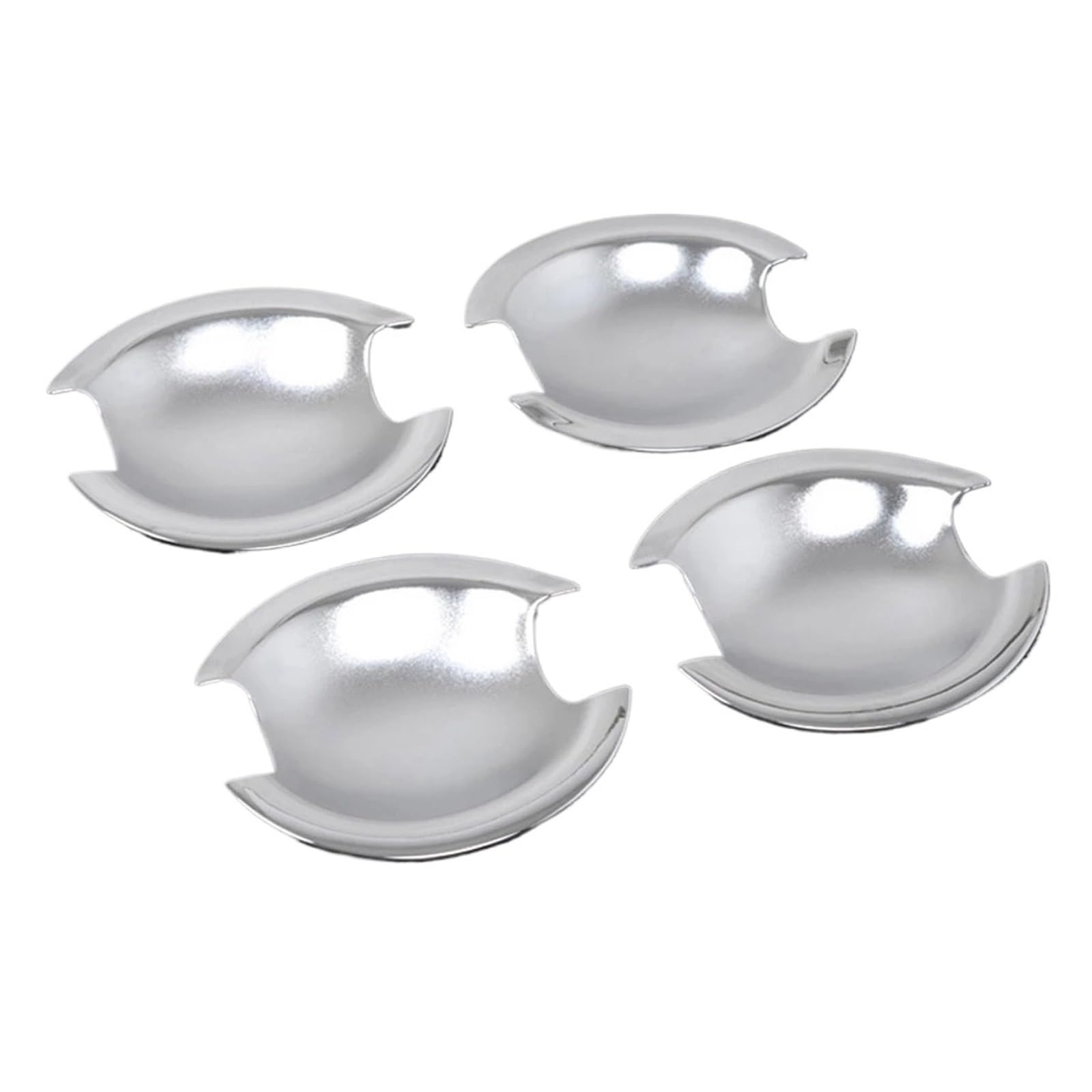 BERTGDA Seitentürgriff-Cup-Bowl-Abdeckungsverkleidung, passend for Mitsubishi, Lancer 2008–2011, Außenzubehör, ABS-Chrom Auto-Griffschalen-Abschirmung BERTGDA Seitentürgriff-Cup-Bowl-Abdeckungsverkleidung, passend for Mitsubishi, Lancer 2008–2011, Außenzubehör, ABS-Chrom Auto-Griffschalen-Abschirmung von BERTGDA