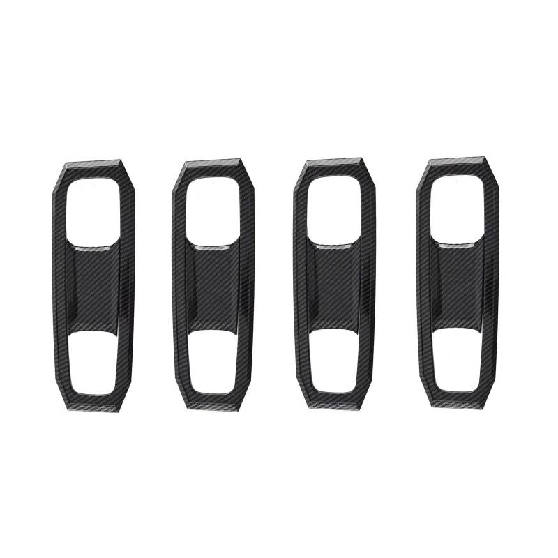 BERTGDA Seitentürgriff-Schüsselabdeckung, passend for Dodge, RAM 2019–2024, Chrom-Seitentürgriff-Schüsselbecher-Abdeckung, Verkleidung, Außenzubehör, Auto-Styling-Becher Auto-Griffschalen-Abschirmung( von BERTGDA